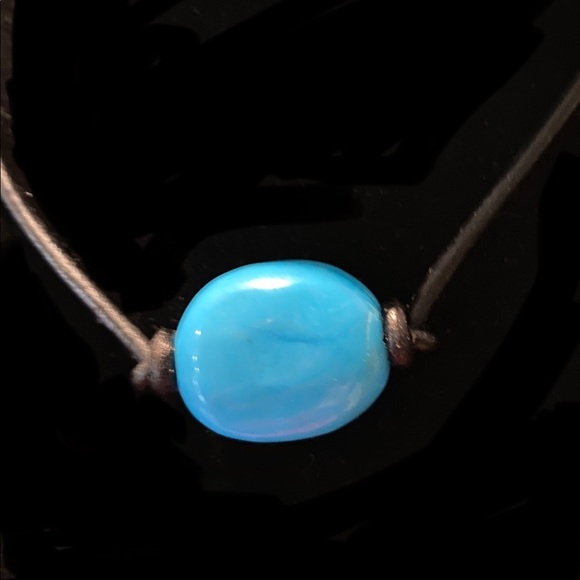 💥HP💥SJC Unisex Leather Necklace Stunning Focal - Picture 2 of 4